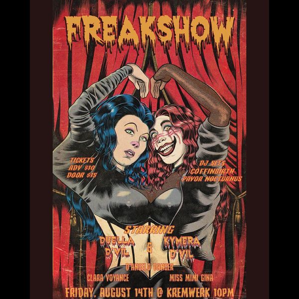 FREAKSHOW at Kremwerk in Seattle, WA - Friday, August 14 - EverOut