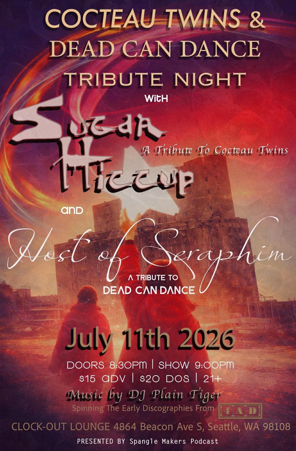 Cocteau Twins & Dead Can Dance Tribute Night at Clock-Out Lounge