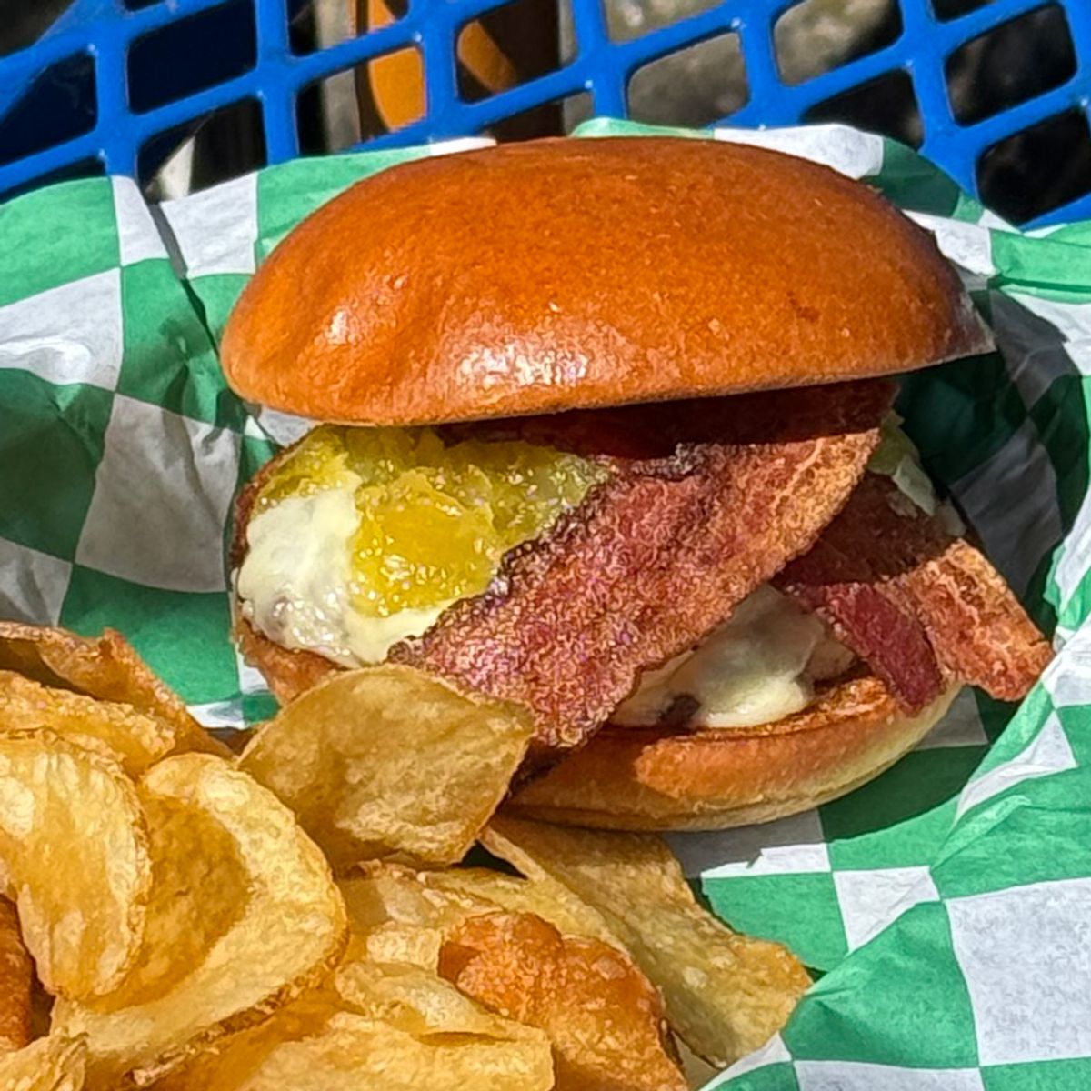 Sweet n Spicy Burger @ Kooks Sports Bar