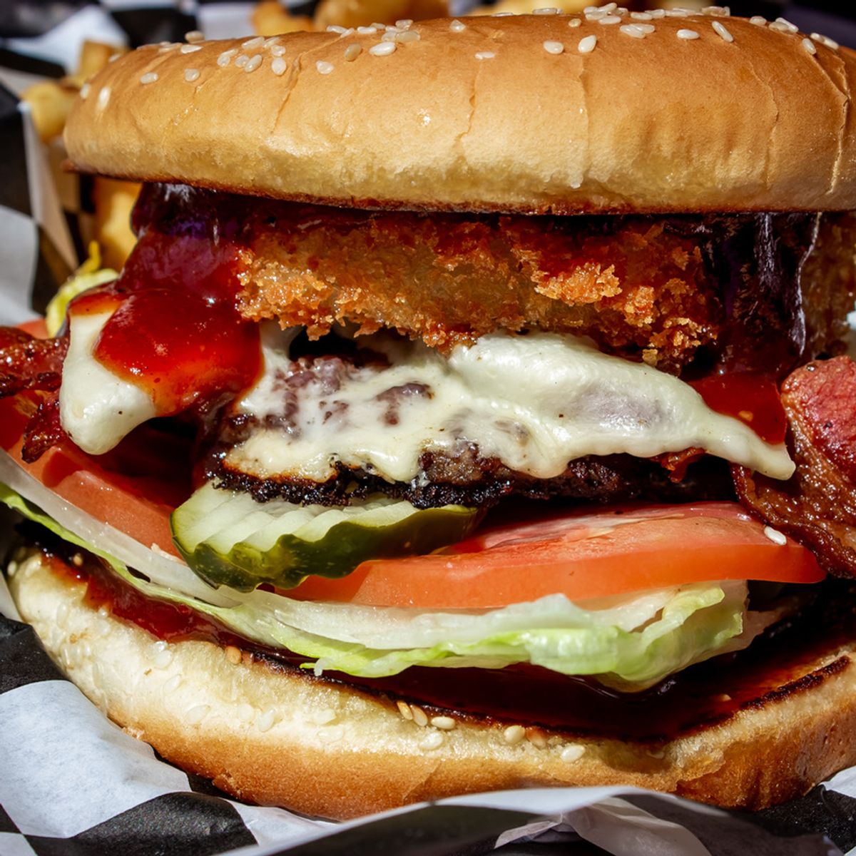Backyard BBQ Burger @ Fuller's Burger Shack