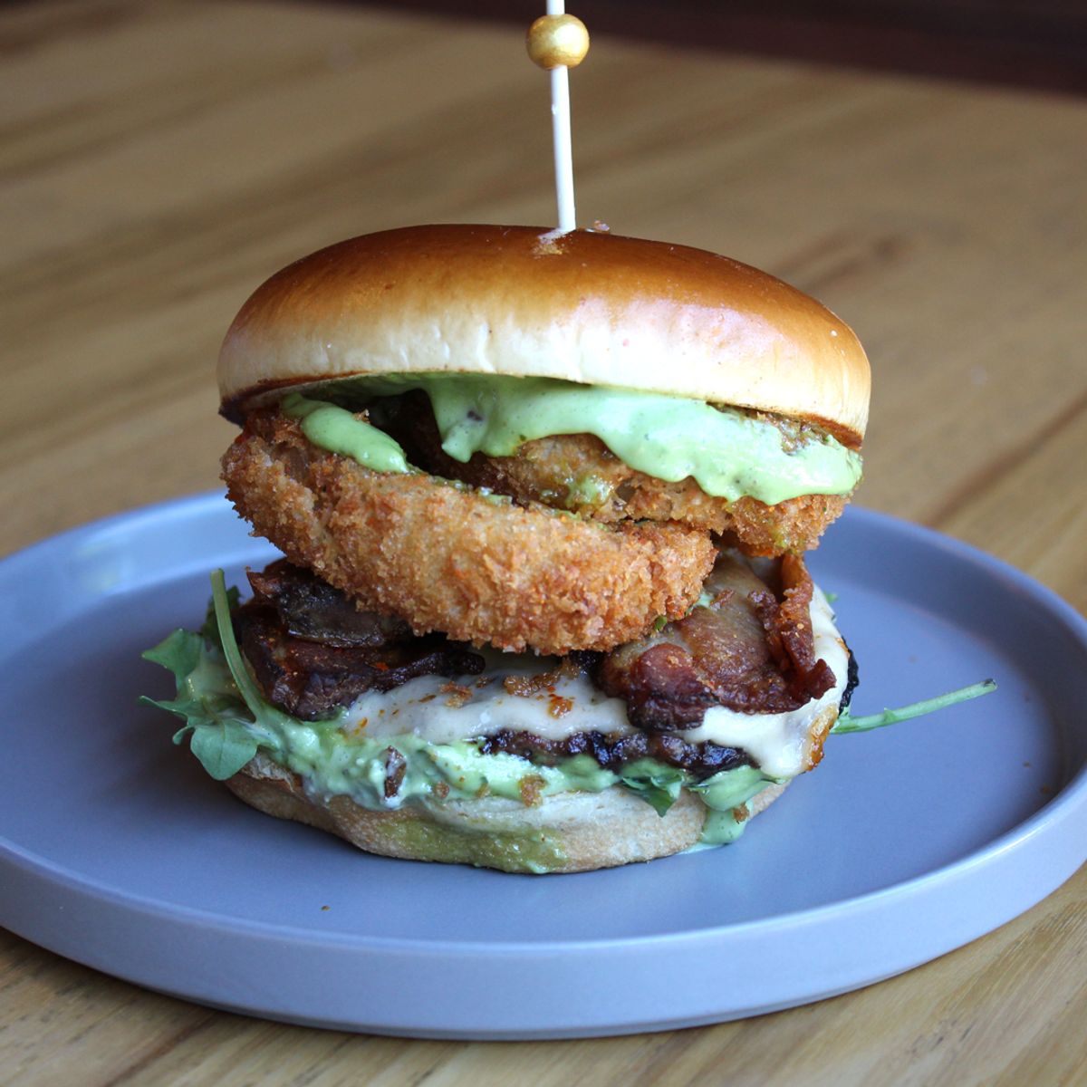Basil Buckaroo Burger @ Aji Tram Restaurant and Bar