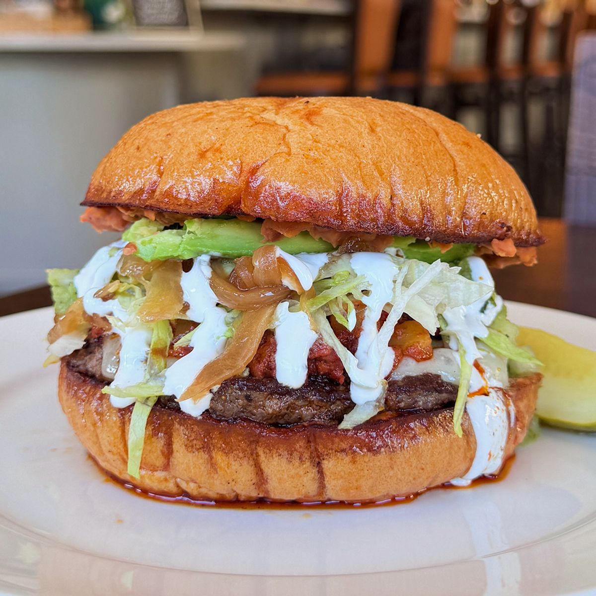The Pambazo Burger @ Amaros Table Downtown