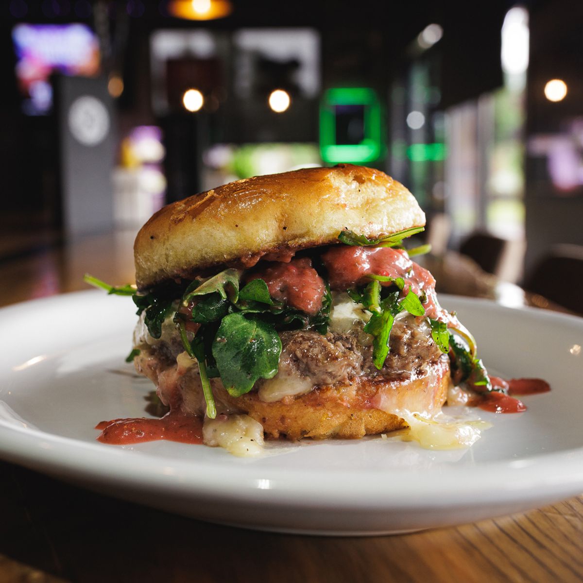 The Sweet Heat Burger @ The Office Bar