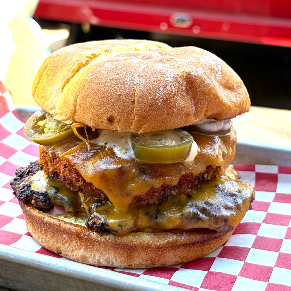 The Last Jalapeño Burger @ Hunker Down