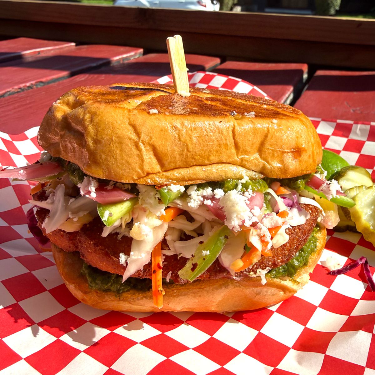 Tortitas de Papa Burger @ Gold Dust Meridian