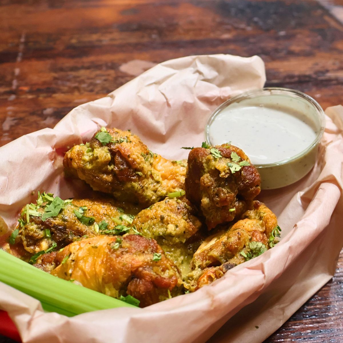 Hatch Chile Avocado Sauce @ Fire on the Mountain