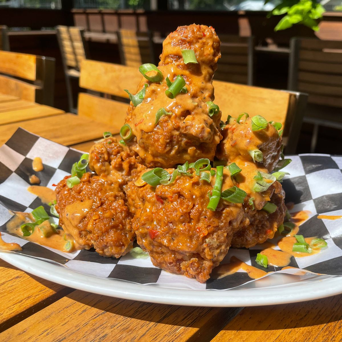 Calabrian Chile AB&J Jumbo Wings @ Grays Restaurant and Bar