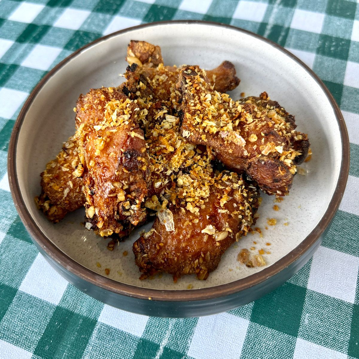 Thai Garlic Wings @ City Thai
