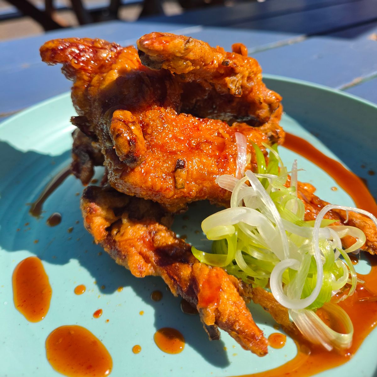 Lollipop Whole Wings with GO Sauce @ Mama Chow's Kitchen
