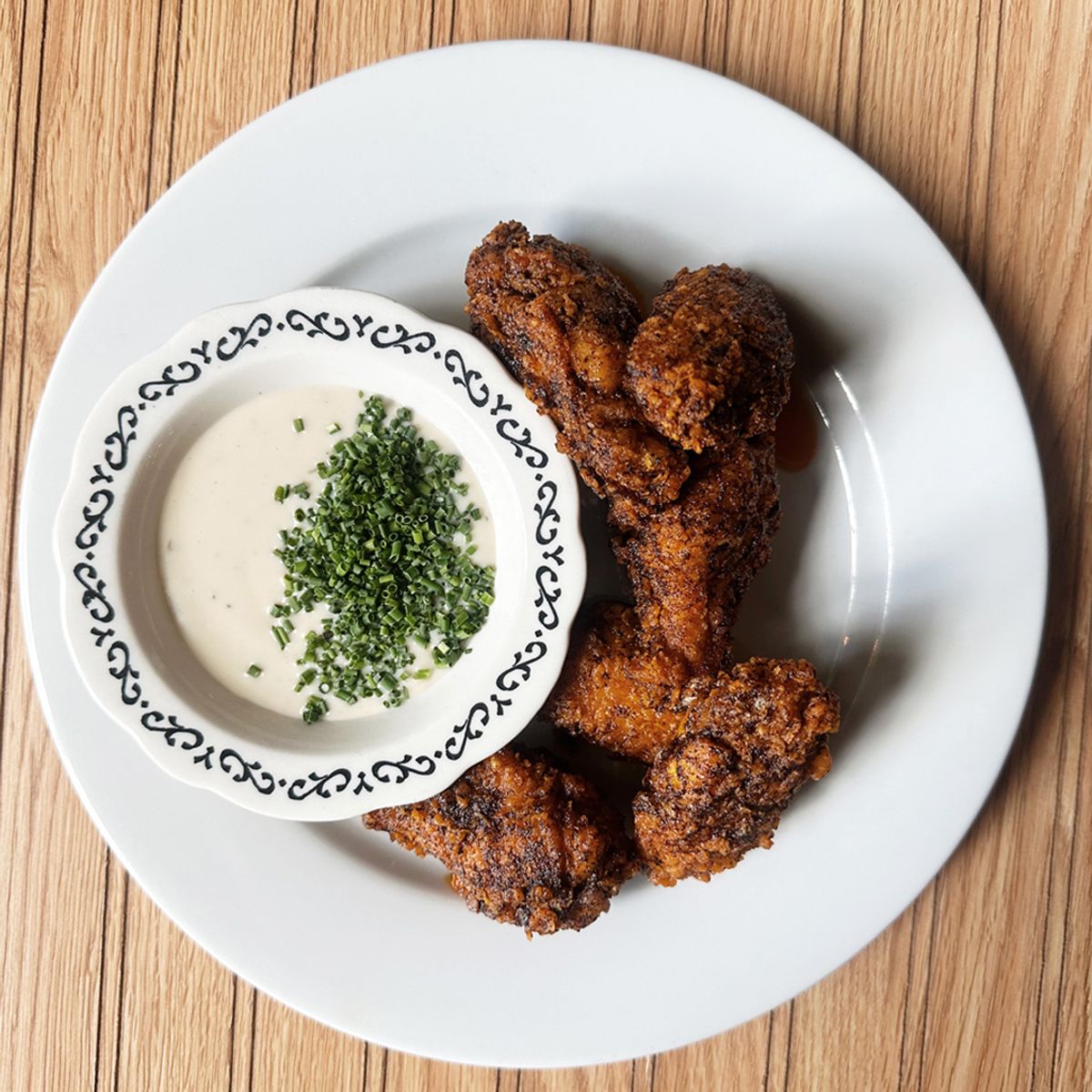 Basque Hot Chicken Wings @ Say When