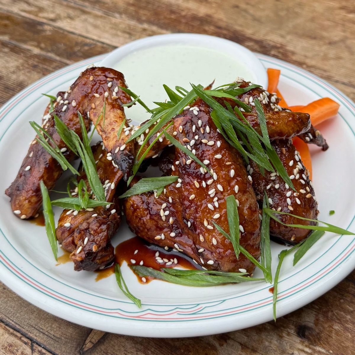 Sweet & Spicy Shoyu Wings @ Space Room
