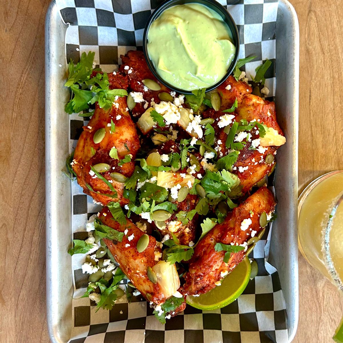 Al Pastor Wings @ Bunk Sandwiches