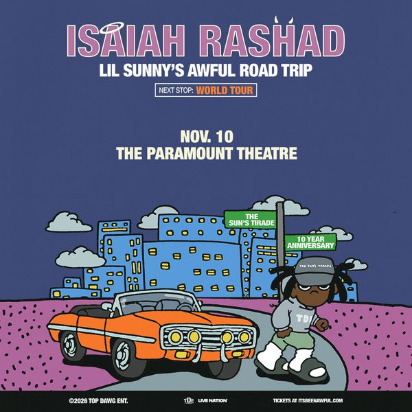 Isaiah Rashad: Lil Sunny's Awful Road Trip at Paramount Theatre in ...