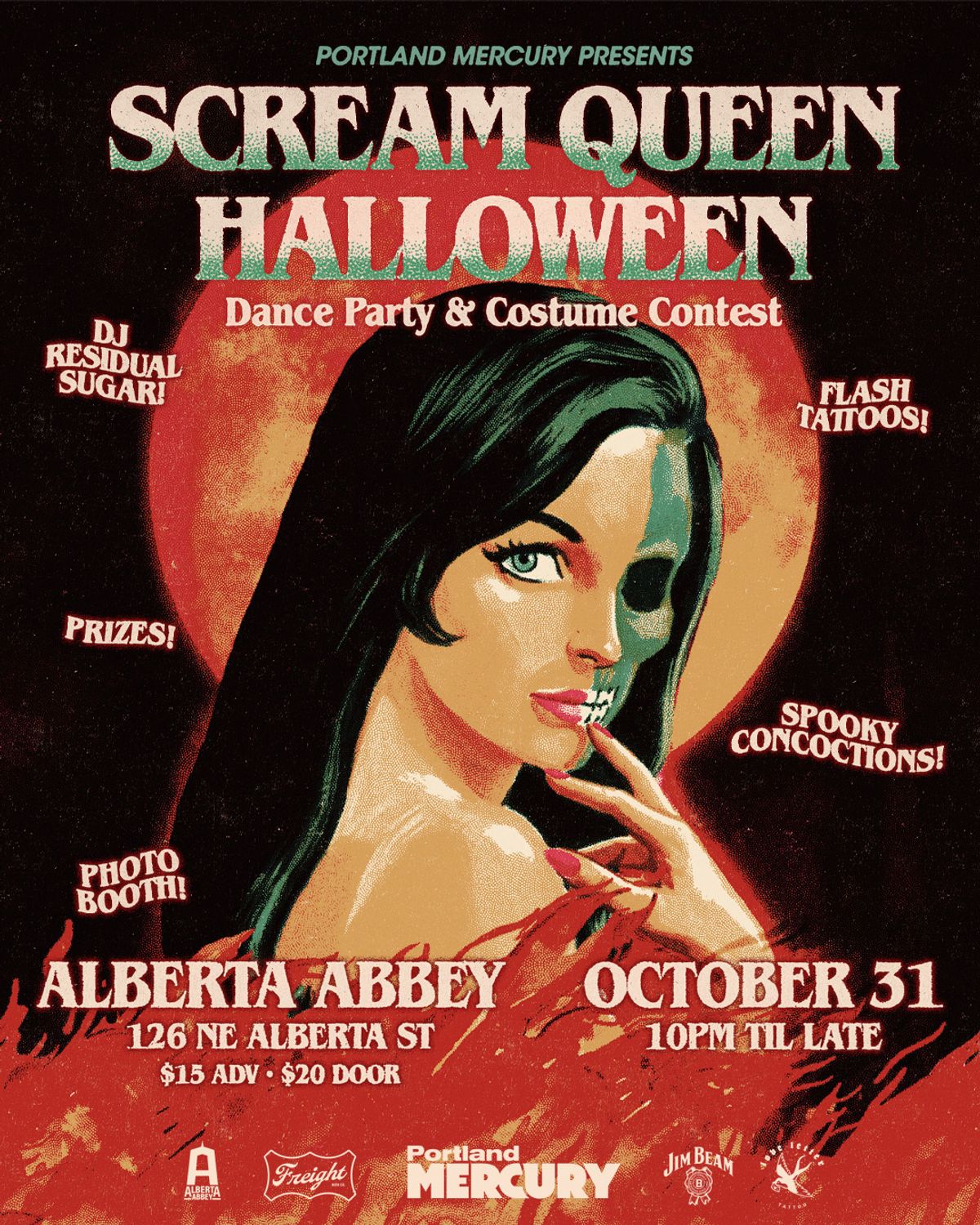 Portland Mercury's Scream Queen Halloween Afterparty at Alberta Abbey ...