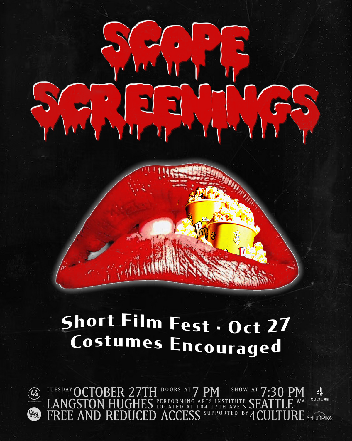 Scope Screenings: Live Underground Film Festival at Langston Hughes ...