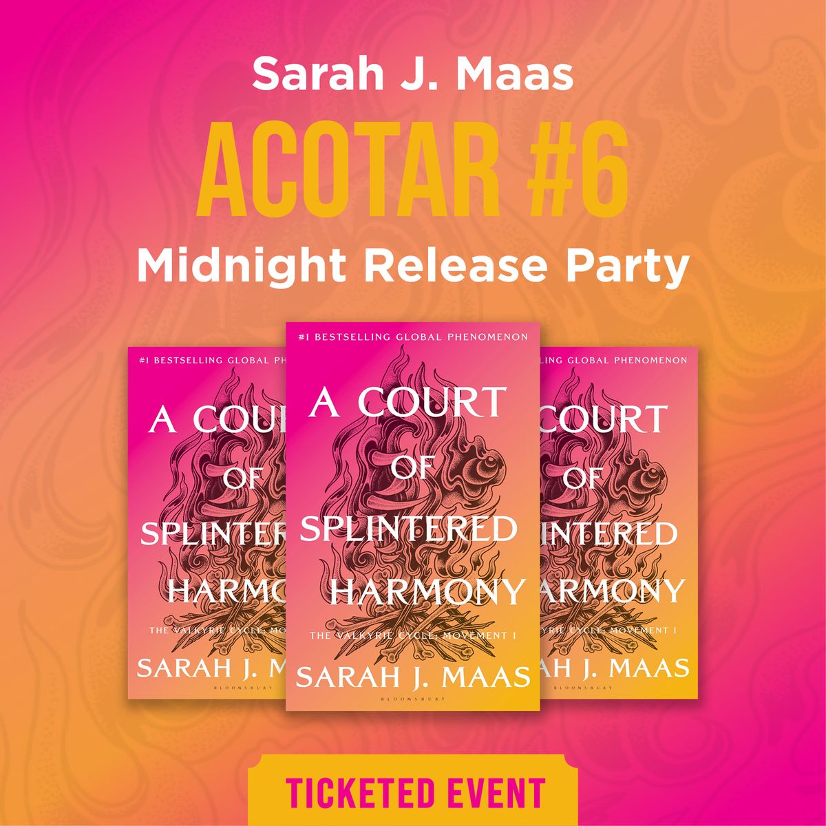 A Court of Splintered Harmony Midnight Release Party at Powell's Books ...