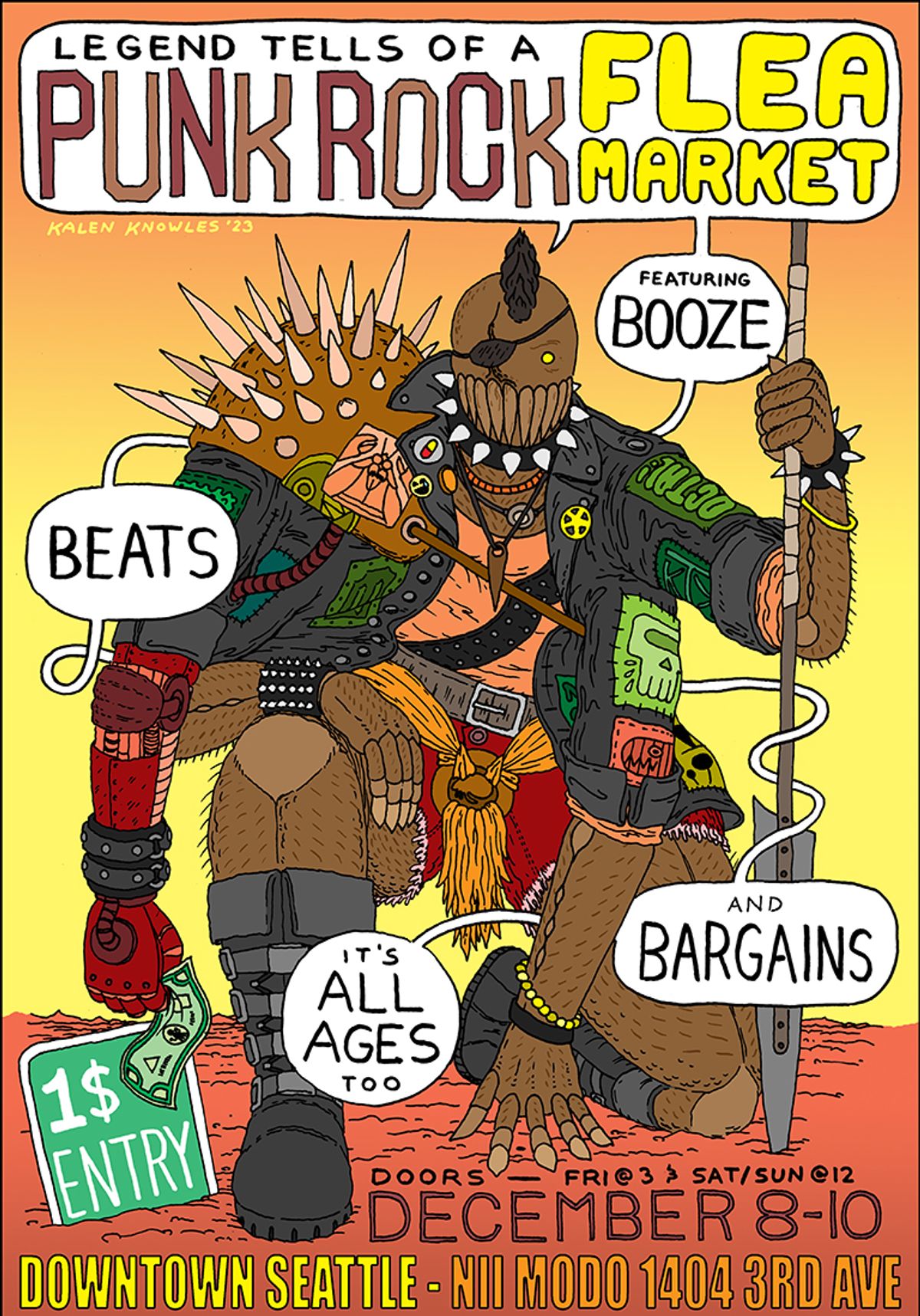 Punk Rock Flea Market puts the MESS back in XMAS! at Nii Modo in ...