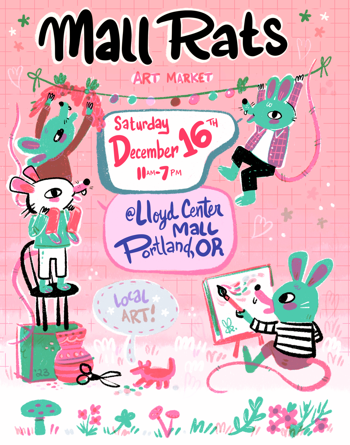 Mall Rats PDX Art Market at Lloyd Center in Portland, OR - Saturday ...