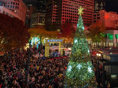 Switch on your holiday spirit at the <a href="https://everout.com/seattle/events/tree-lighting-celebration-at-westlake-park/e162378/">Tree Lighting Celebration at Westlake Park</a>.