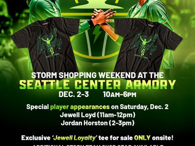 Seattle Storm Shopping Weekend