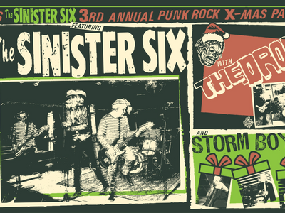 The Sinister Six: 3rd Annual Garage-Punk X-Mas Party