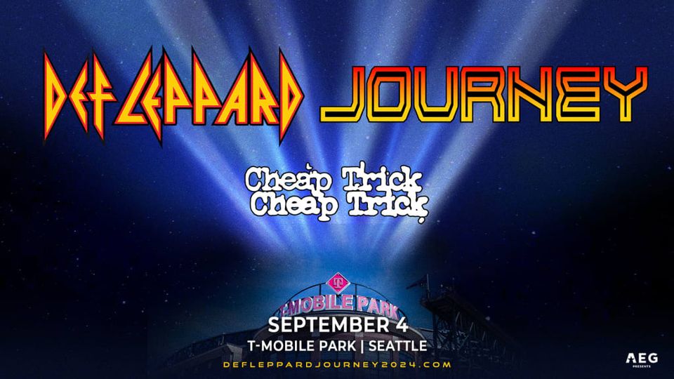 Def Leppard / Journey The Summer Stadium Tour 2025 at TMobile Park in