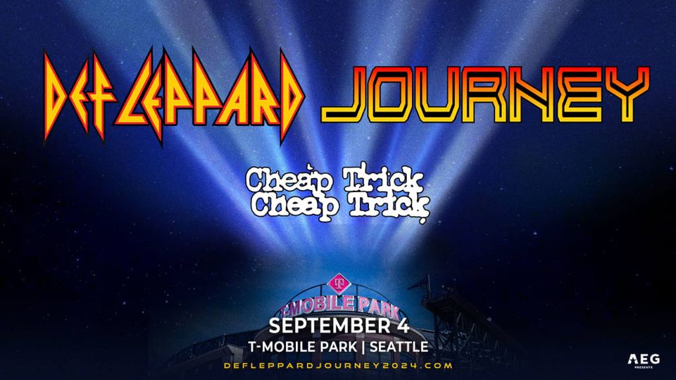 Def Leppard / Journey The Summer Stadium Tour 2024 at TMobile Park in