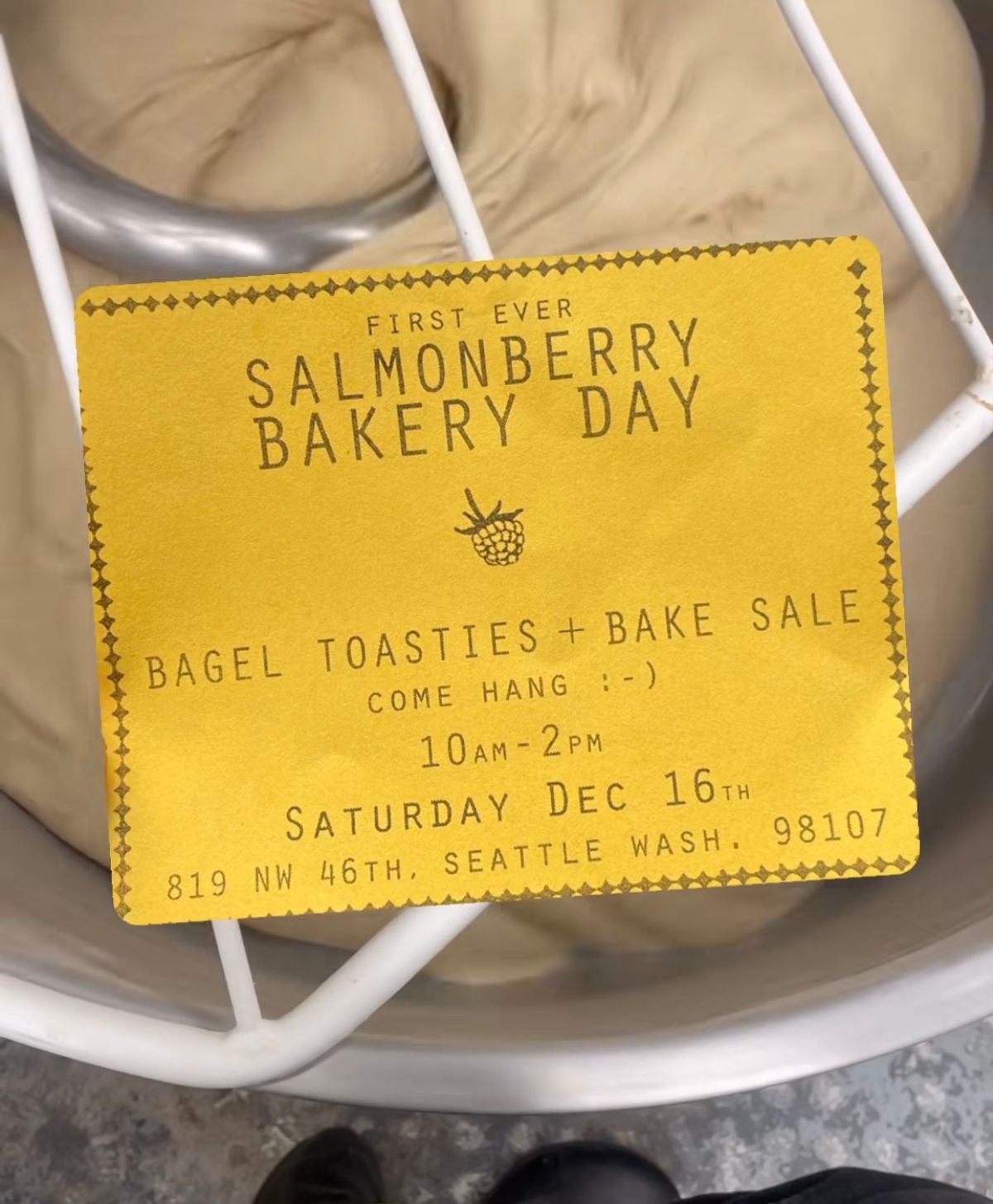 Salmonberry Bakery Day at Salmonberry Goods in Seattle, WA Saturday