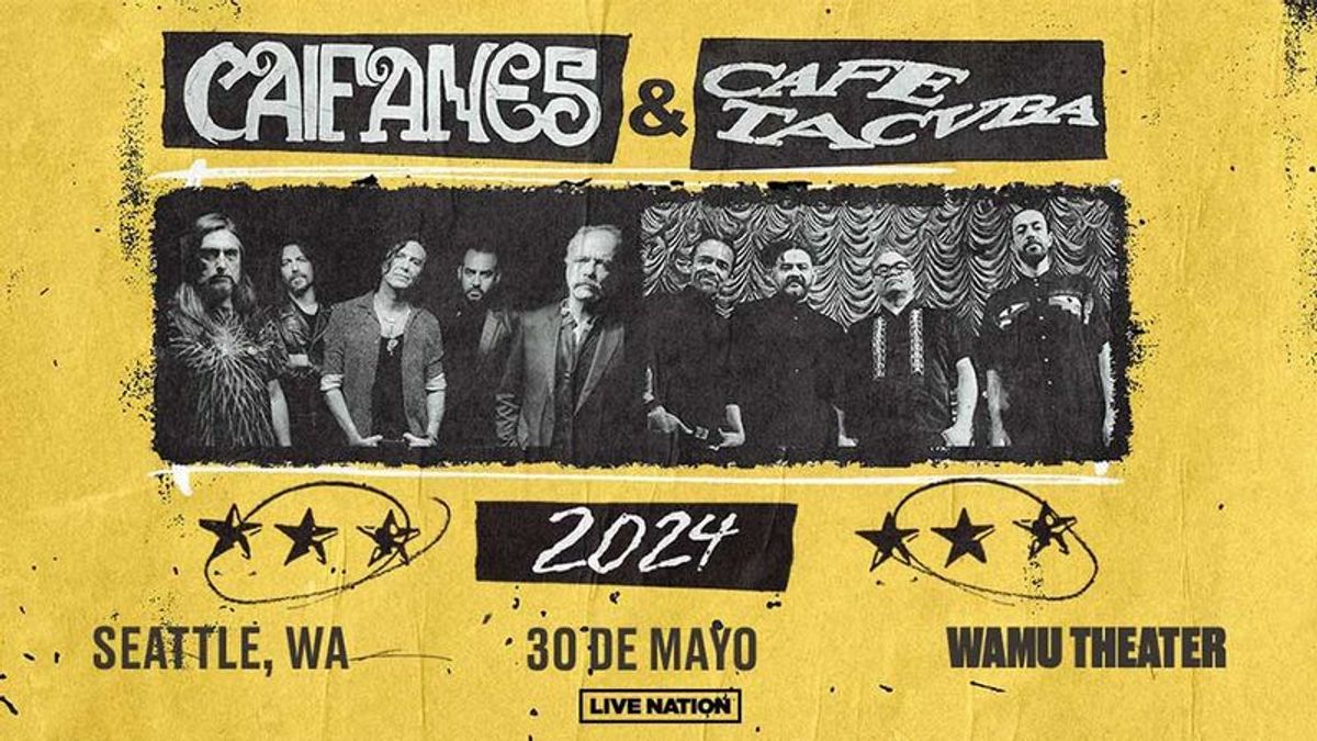 Caifanes and Café Tacvba North America Tour 2024 at WaMu Theater in