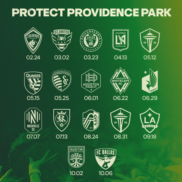 Portland Timbers 2024 Home Games at Providence Park in Portland, OR