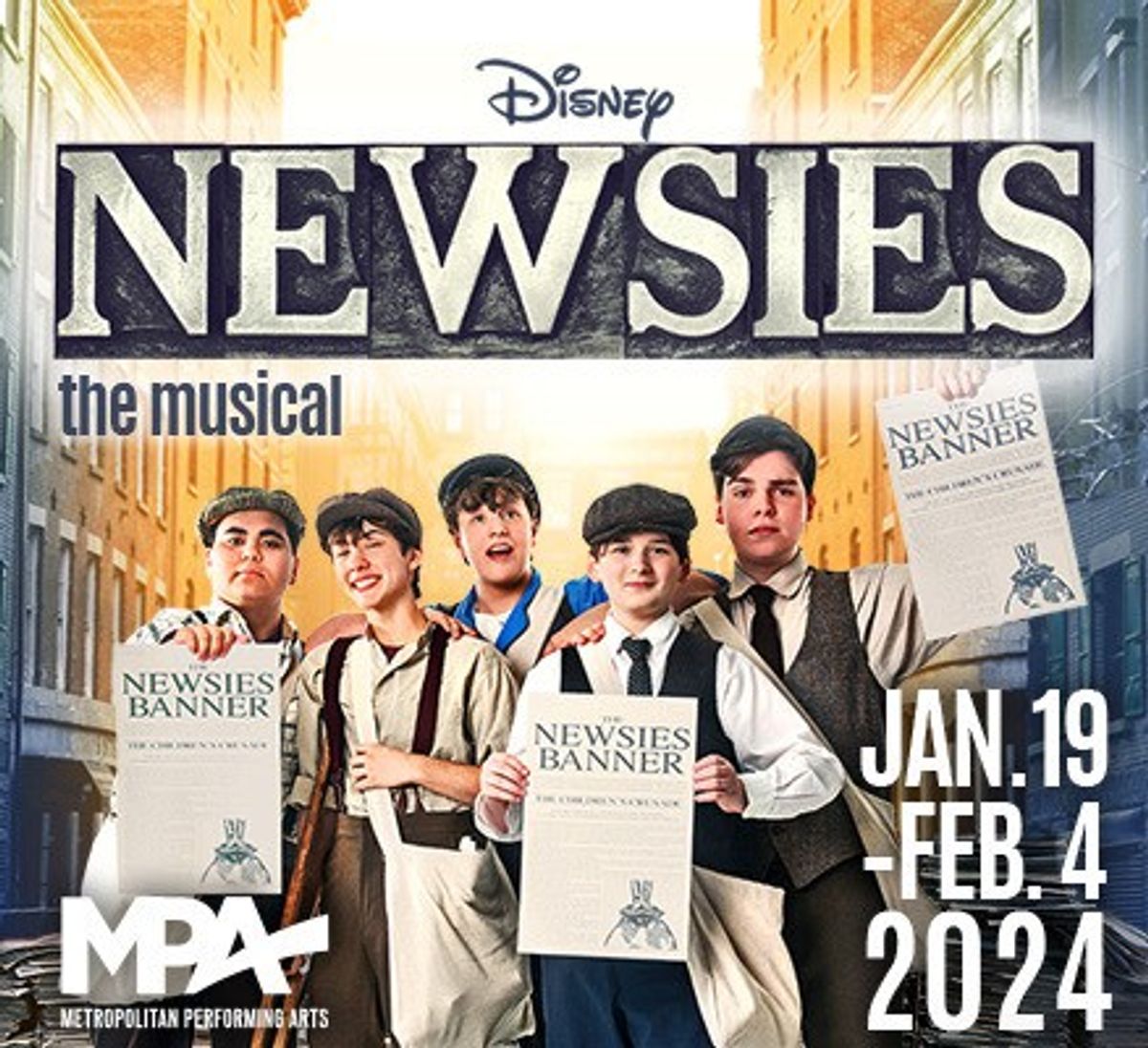 Newsies at Brunish Theatre in Portland, OR - Every Friday–Sunday ...