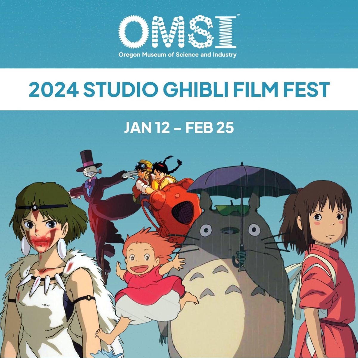 Studio Ghibli Film Festival at Empirical Theater at OMSI in Portland