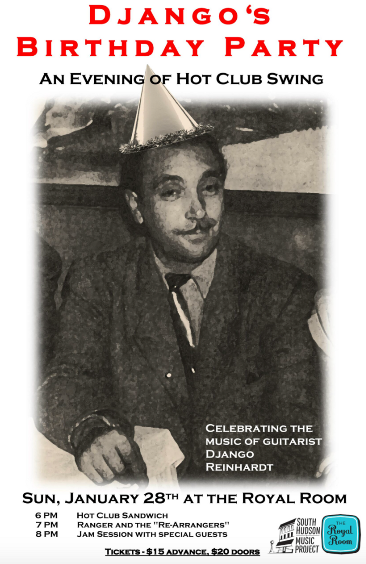 Django's Birthday Concert at The Royal Room in Seattle, WA - Sunday ...