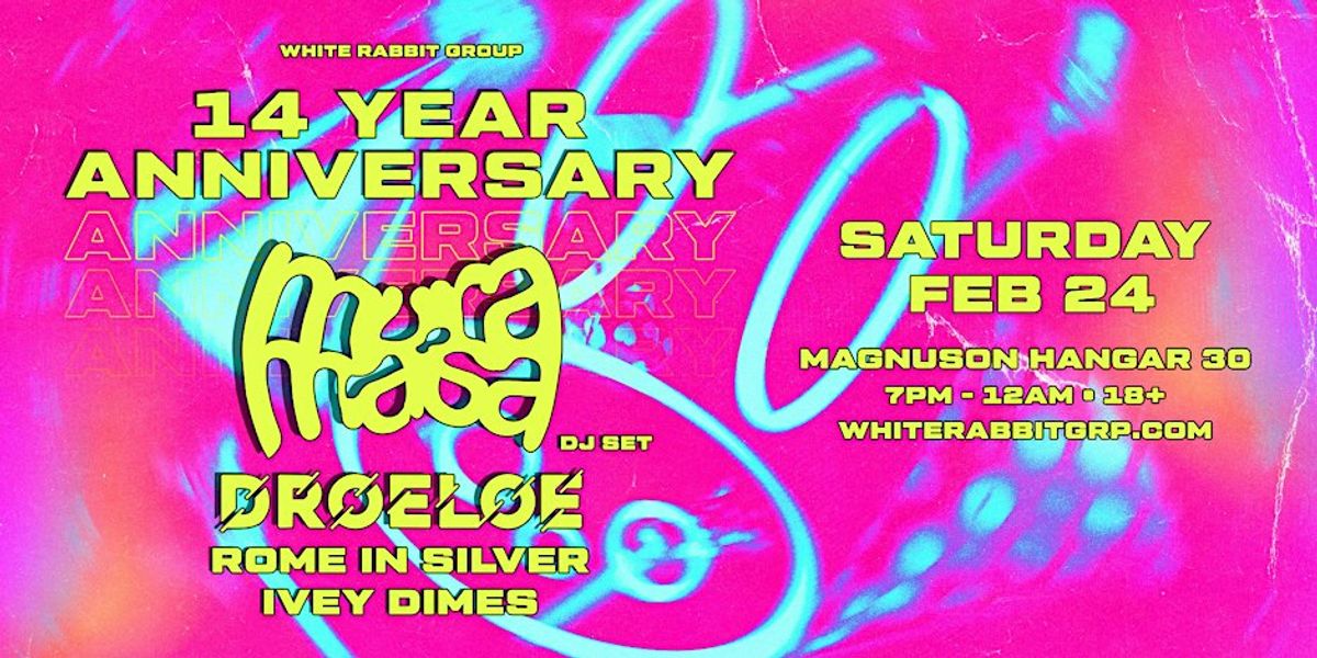White Rabbit Group 14 Year Anniversary with Mura Masa at Magnuson Park ...
