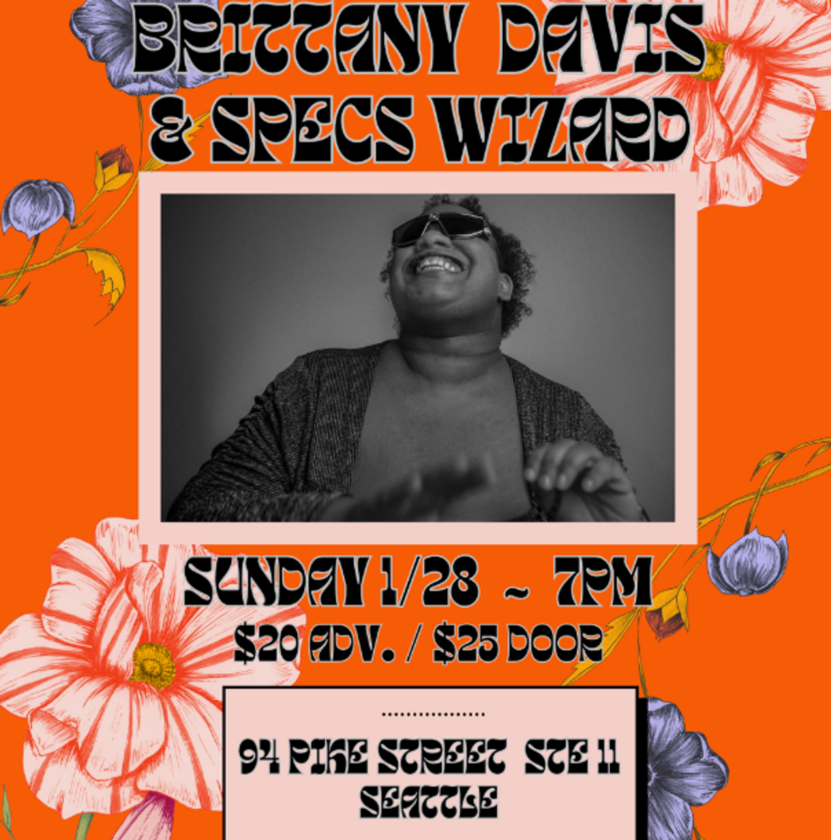 Brittany Davis & Specs Wizard at The Rabbit Box Theatre in Seattle, WA ...