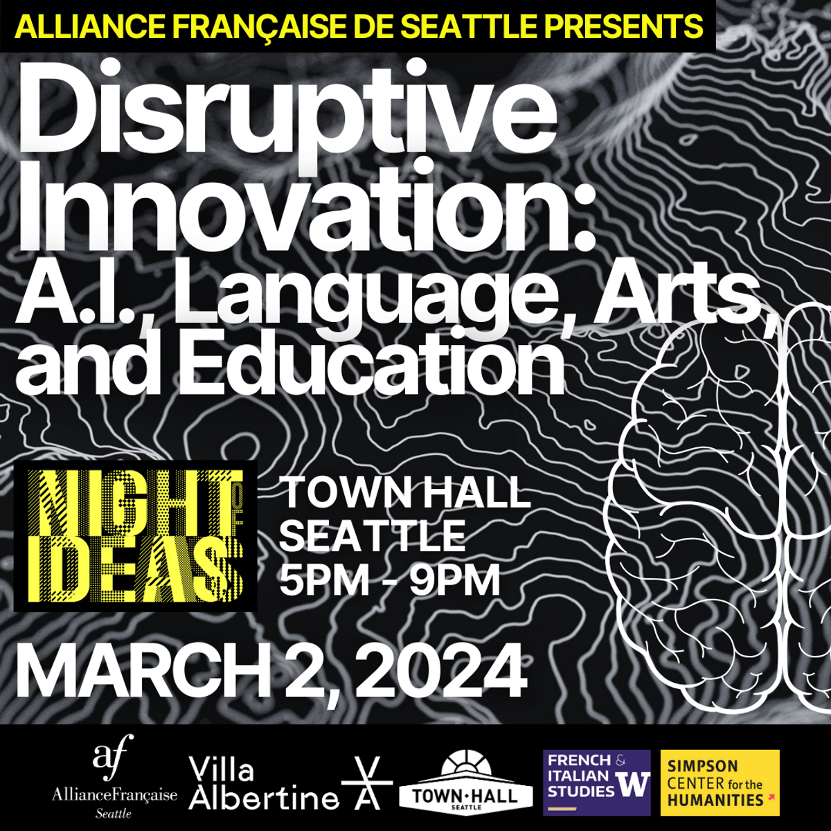 Night of Ideas Seattle 2024 at Town Hall Seattle in Seattle, WA