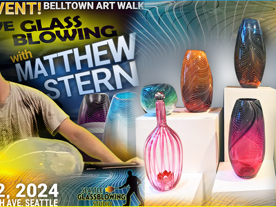 Belltown Artwalk Glassblowing Demonstration with Matthew Stern