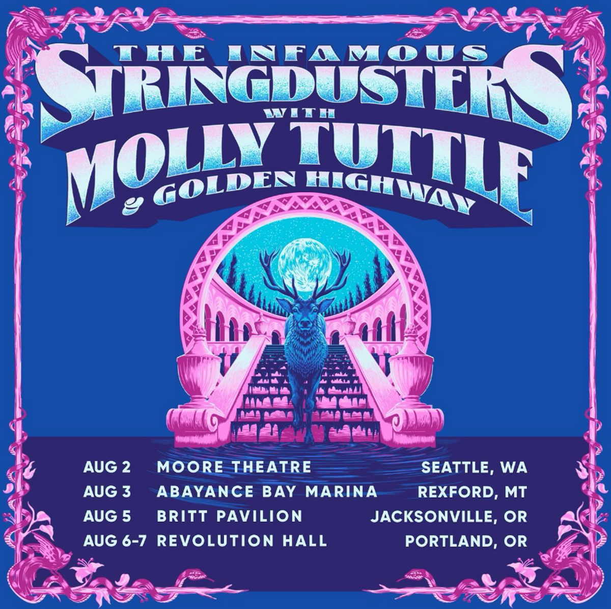The Infamous Stringdusters with Molly Tuttle & Golden Highway at Moore ...