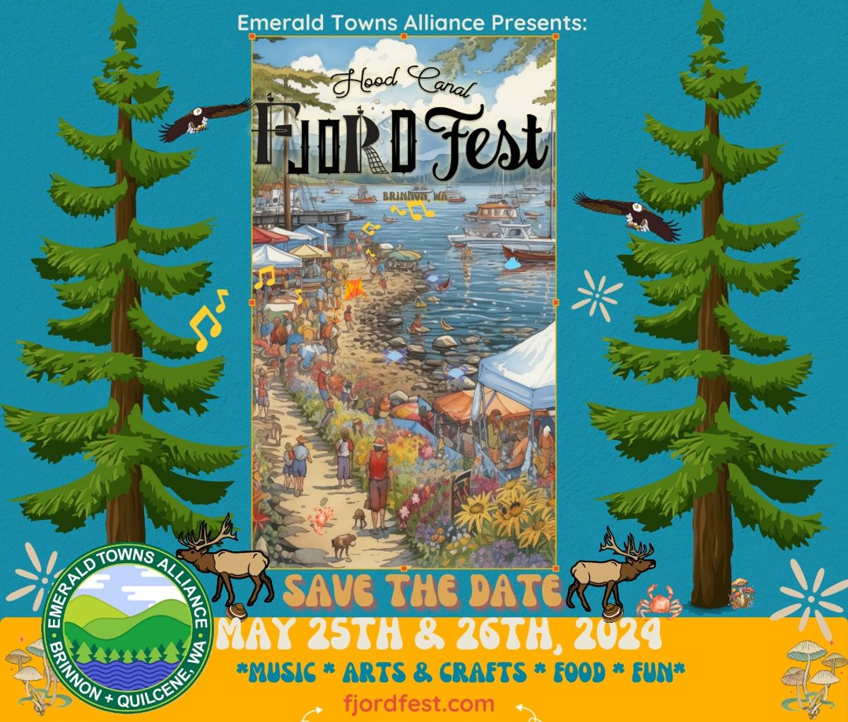 Hood Canal Fjord Fest at Hood Canal in Brinnon, WA Every day, through