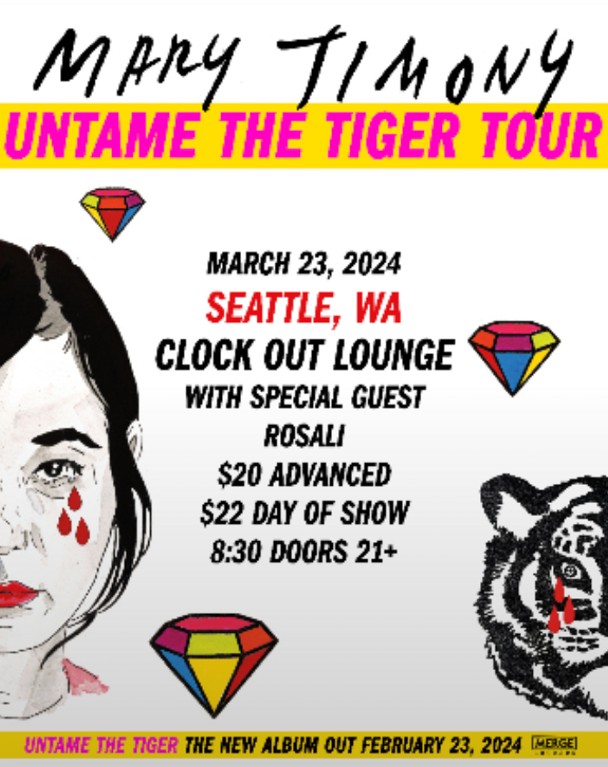 KEXP and ClockOut Lounge Present Mary Timony with Rosali at ClockOut