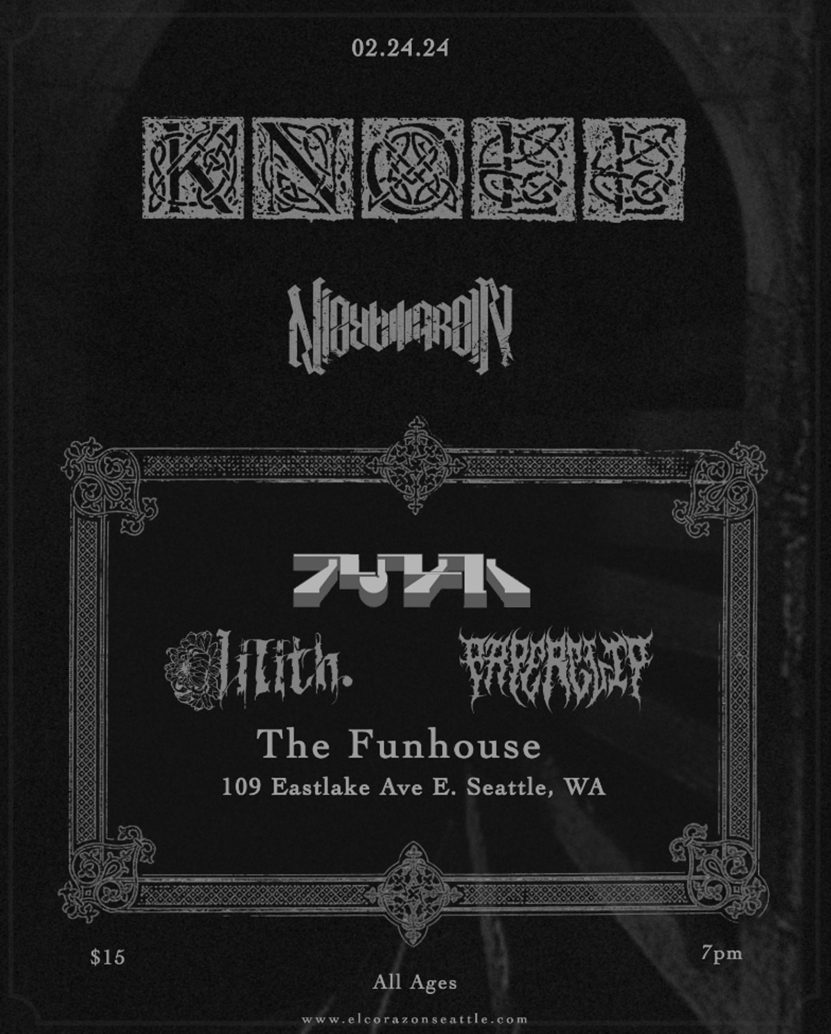 Quid Quo, Future Tense, and Tack Hammer at The Funhouse in Seattle, WA