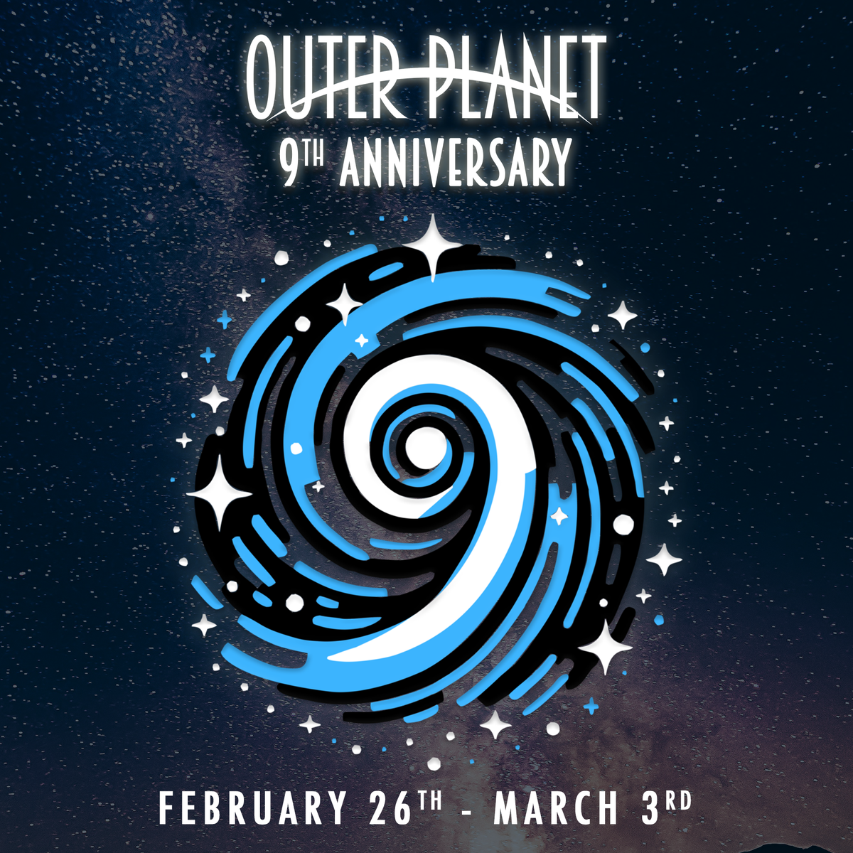 外行星酿酒厂在华盛顿州西雅图举办的第九周年庆典 - 3月2日之前的多个日期