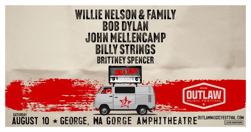 Willie Nelson, Bob Dylan, John Mellencamp, Billy Strings Outlaw Fest