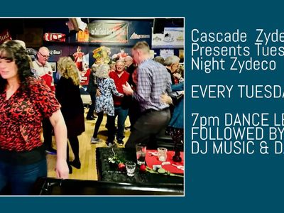 Cascade Zydeco Tuesday Night Zydeco Lesson and DJ Dance
