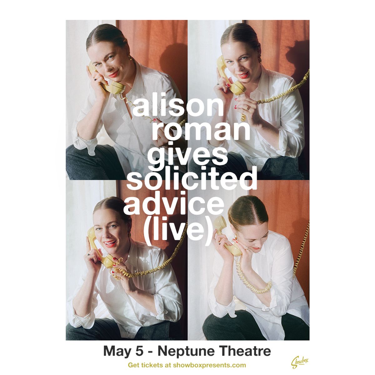Alison Roman Gives Solicited Advice (Live) at Neptune Theatre in ...