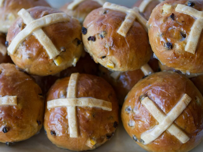 Stock up on hot cross buns at <a class="add-to-list-link add-to-list-link" href=index-2269.html data-model="attractions.location" data-oid="23545">Baker &amp; Spice</a>.