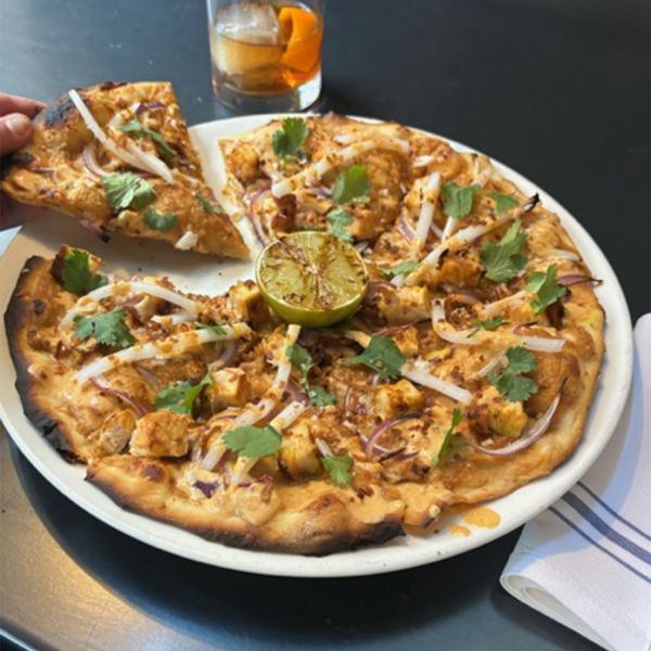 Chicken Satay Pizza