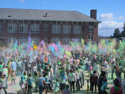 Welcome the arrival of spring by flinging colored dust at Phinney's <a class="event-header fw-bold" href=index-3032.html Festival of Colors 2024</a> this weekend.