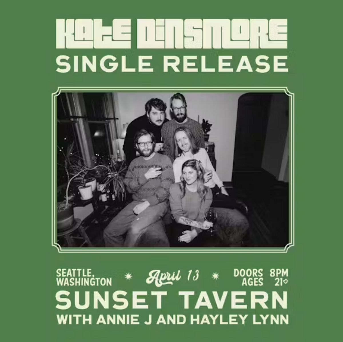 Kate Dinsmore, Annie J, and Hayley Lynn at Sunset Tavern in Seattle, WA ...