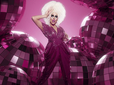 Solid Pink Disco with DJ Trixie Mattel